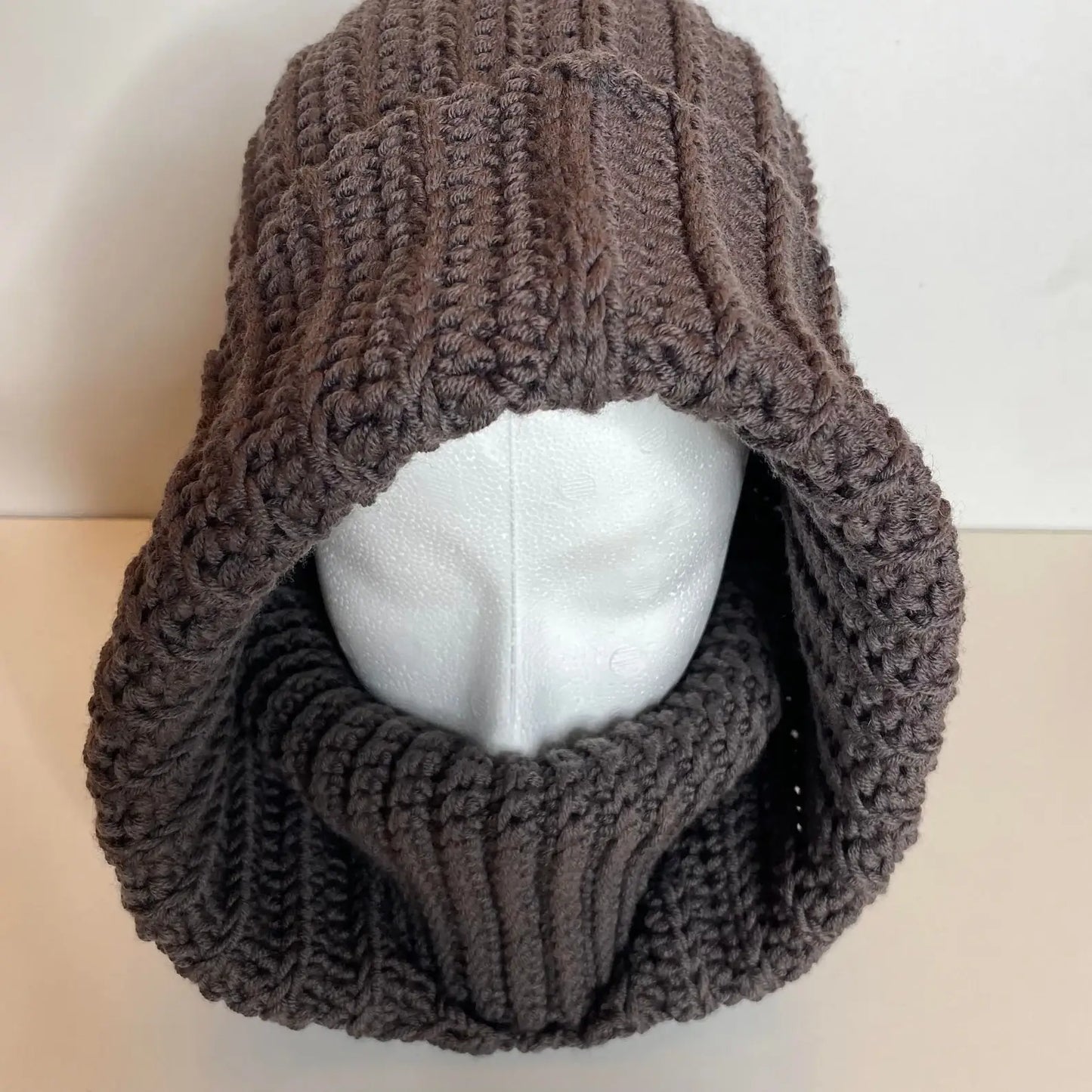 Balaclava TURTLENECK Hoodie Crochet Pattern